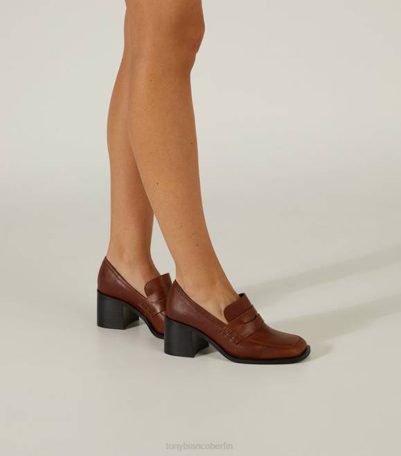 Slipper mit Absatz| de Tony Bianco Frauen Lomax Freizeitschuhe Cognac 4624361